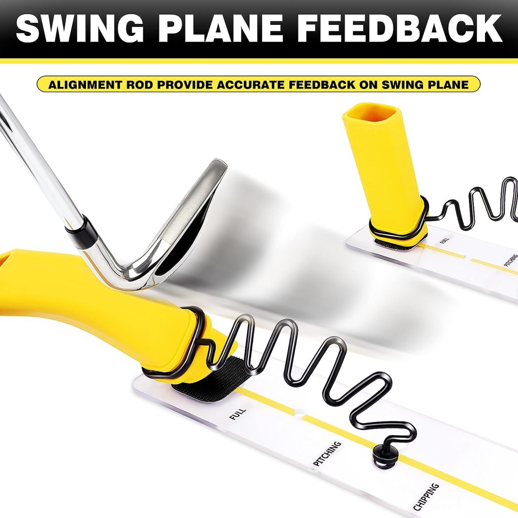 CHAMPKEY PATHGUIDER Swing Plane Alignment Golf Swing Trainer - Improve Swing Plane Accuracy - Achieve Consistency Golf Swing Plane