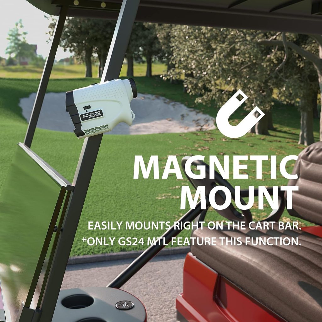 Gogogo Sport Vpro Laser Rangefinder for Golf  Hunting Range Finder Distance Measuring with High-Precision Flag Pole Locking Vibration Function Slope Mode Continuous Scan