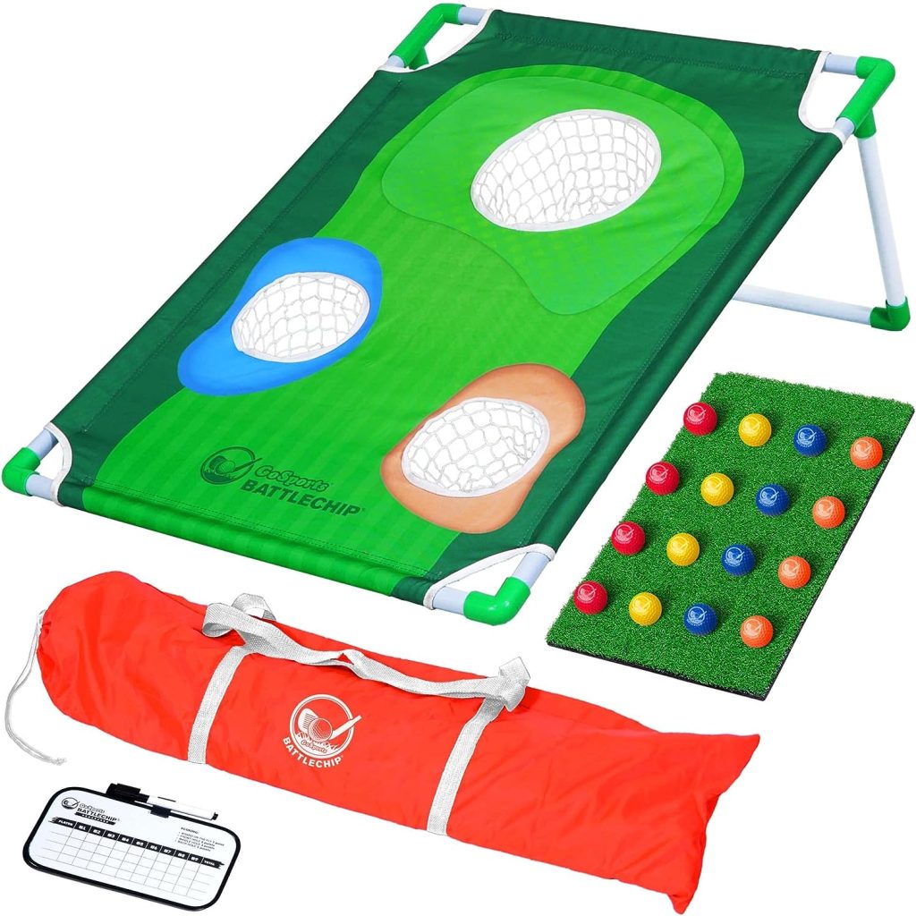 GoSports BattleChip Tour Backyard Golf Cornhole Game