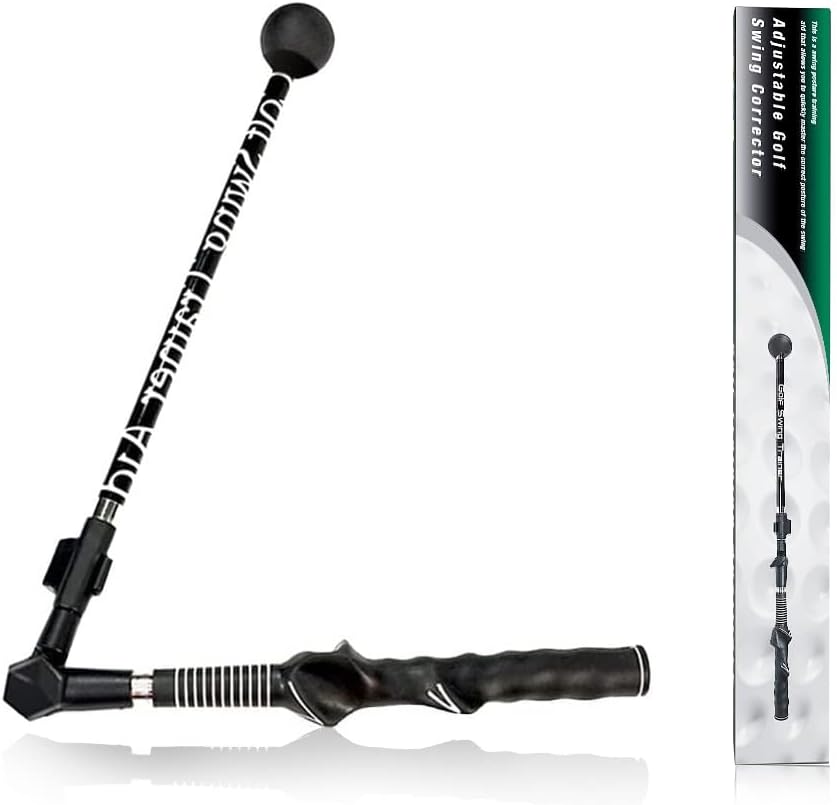 zgrdhw Foldable Golf Swing Trainer Golf Swing Training Aid Improve Hinge Forearm Rotation Shoulder Golf Swing Trainer Aid Adjustable