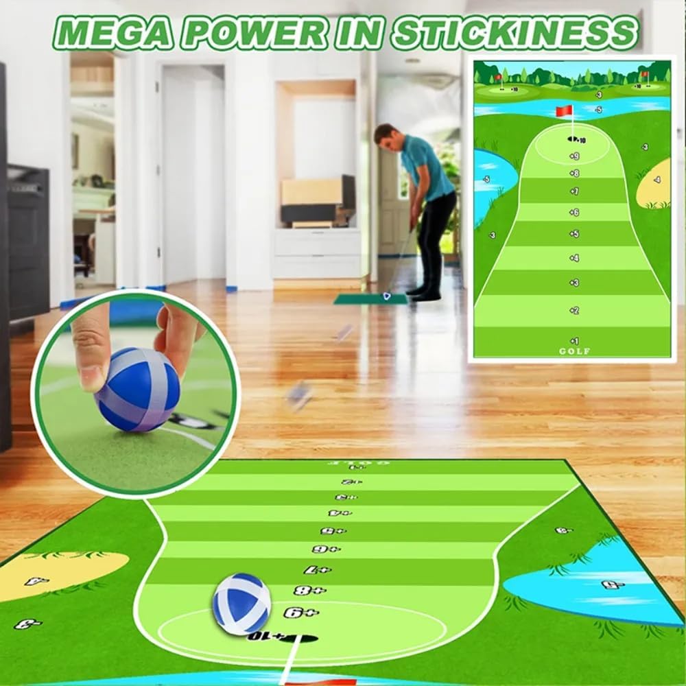 Golf Chipping Game,Golf Games for Adults Indoor,Battle Royale Golf Game,Casual Golf Game Set,Putting Indoor Set Golf Training Aid Equipment,Mini Golf Course Casual Golf Game Set for Adults