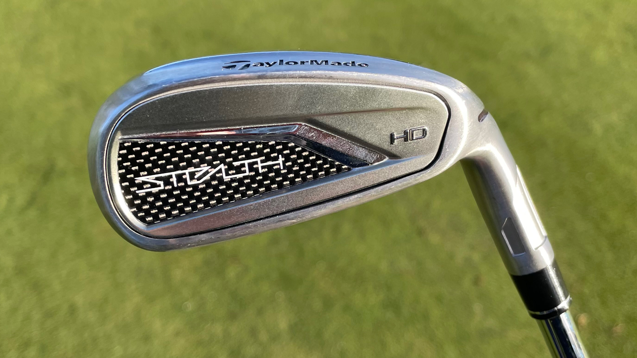 TaylorMade Stealth HD iron showcasing cavity back and wide sole