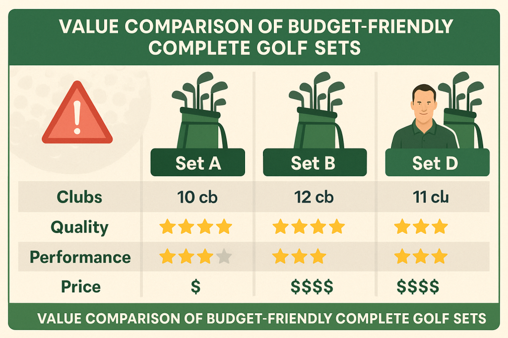 Value comparison of budget-friendly complete sets