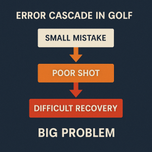 Flow chart showing how small mistakes become big problems