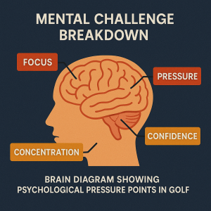 Brain diagram showing psychological pressure points