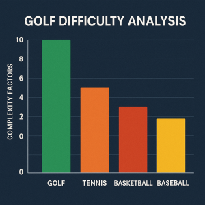 Bar chart comparing complexity factors across different sports