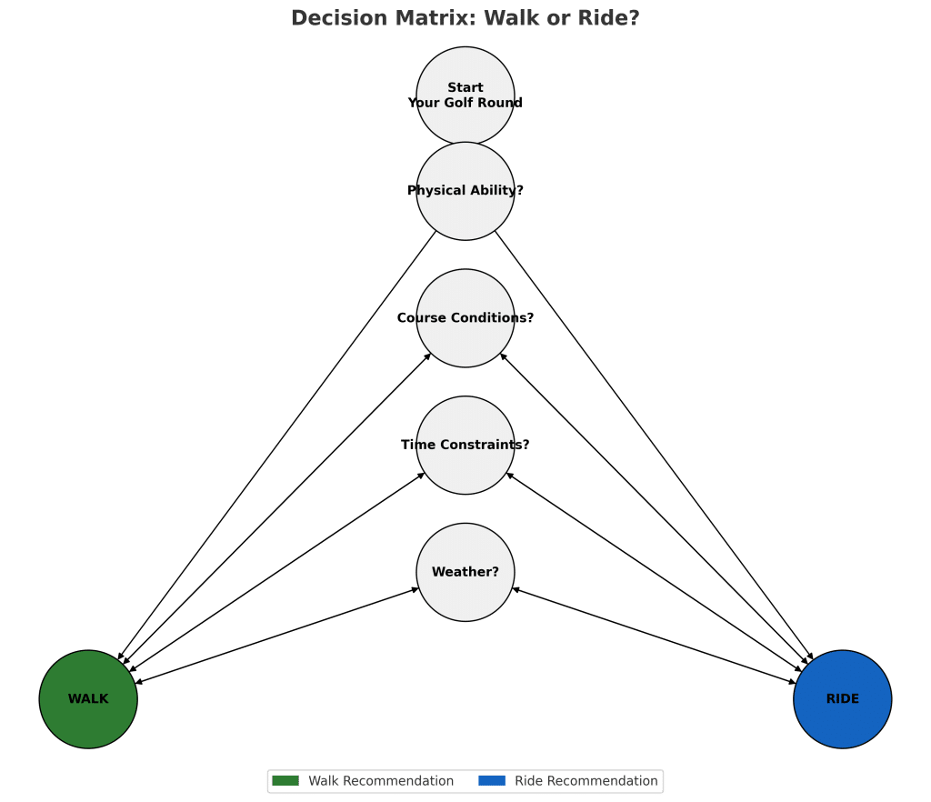 Decision Matrix: Walk or Ride